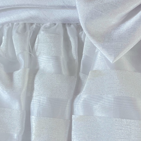 Elegant White Kids Dress with Bow for communion or flower girl dress - Picture 6 of 6